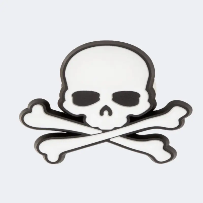 Crocs Skull And Crossbones Unisex lifestyle Pins White/Black