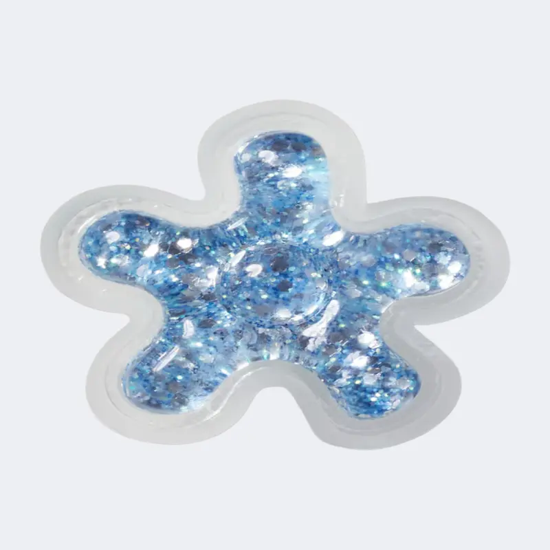Crocs Squish Filled Flower Unisex Lifestyle Pins Blue