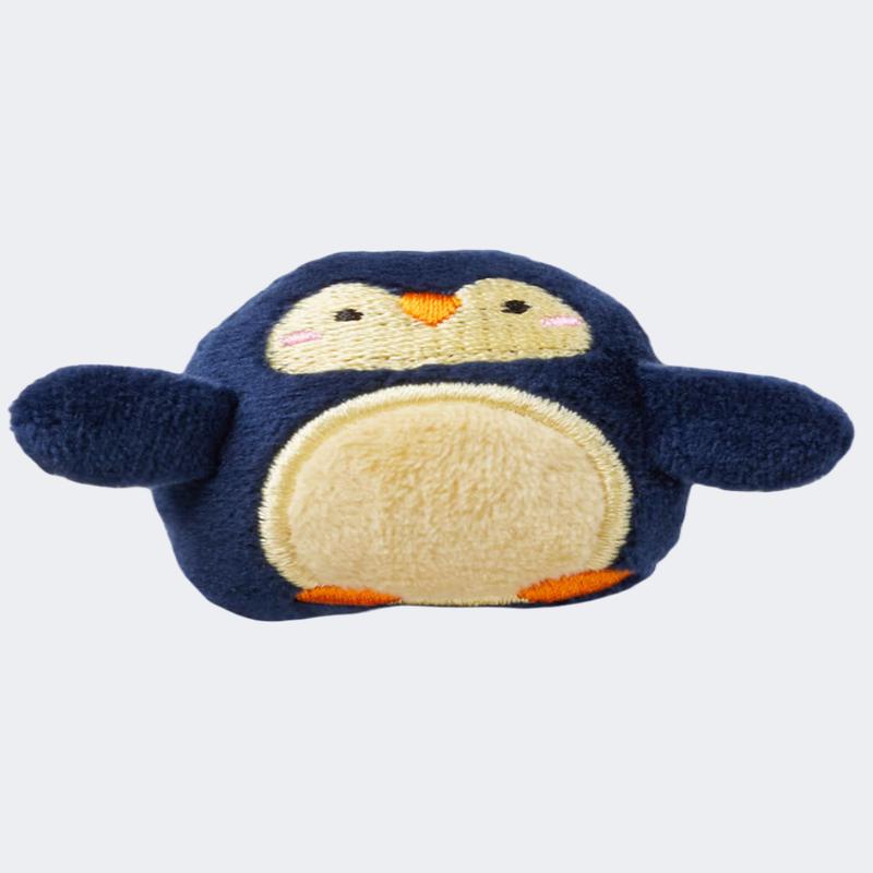 Crocs Squishy Fuzz Penguin Unisex Lifestyle Pins Navy/Beige