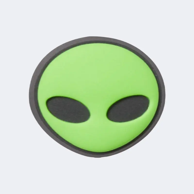 Crocs Tiny Alien Head Unisex Lifestyle Pins Green/Black