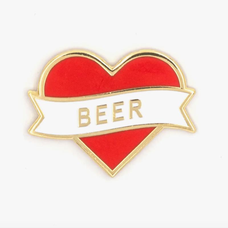 Heart Beer Pin