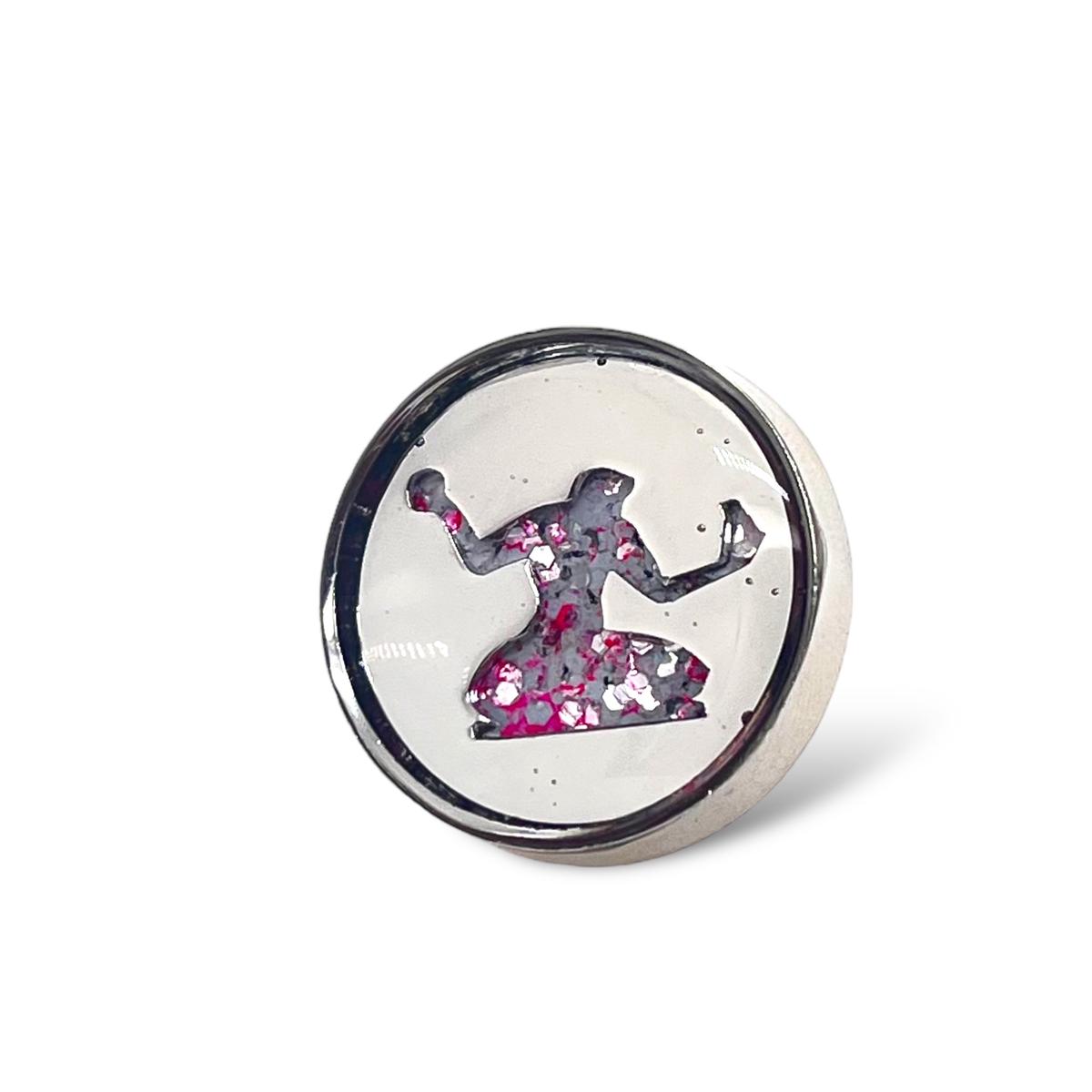 Spirit of Detroit Latonia Pin | Stainless Steel