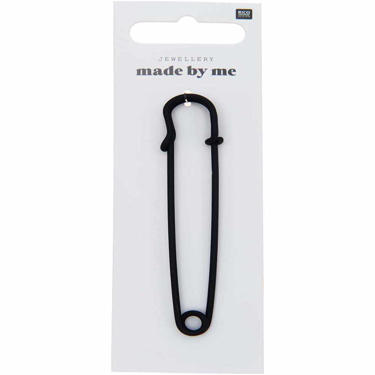 Traditional Metal Kilt Pin - Black | 89mm
