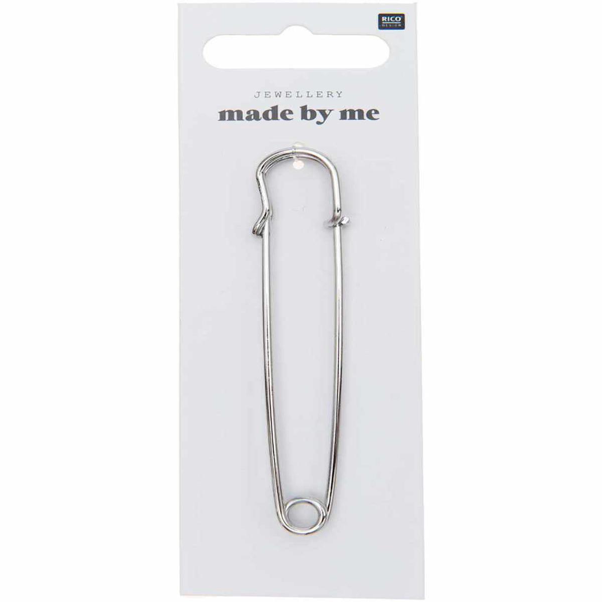 Traditional Metal Kilt Pin - Silver | 89mm